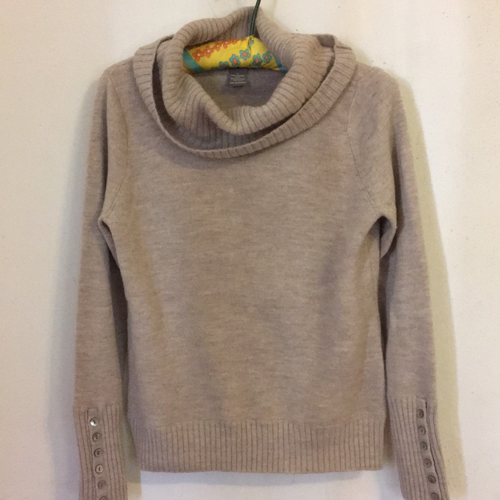 Kenar 100% Italian Merino Wool Cowlneck sweater L
